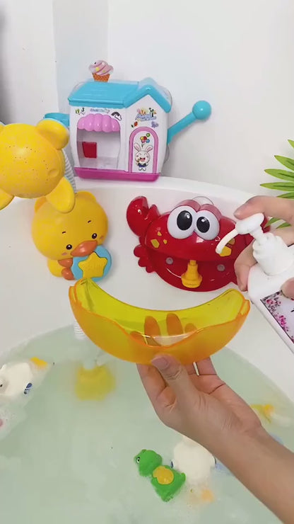 Musical Crab Bubble Toy "Magical Bath Time"